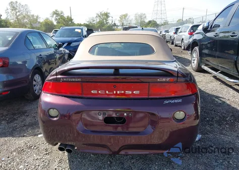 1997 Mitsubishi Eclipse Spyder Gst z USA, uszkodzony, nr VIN 4A3AX55F6VE144878